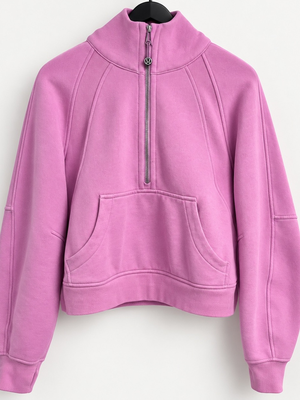 lululemon athletica Pink Half-Zip Funnel Neck Pullover
